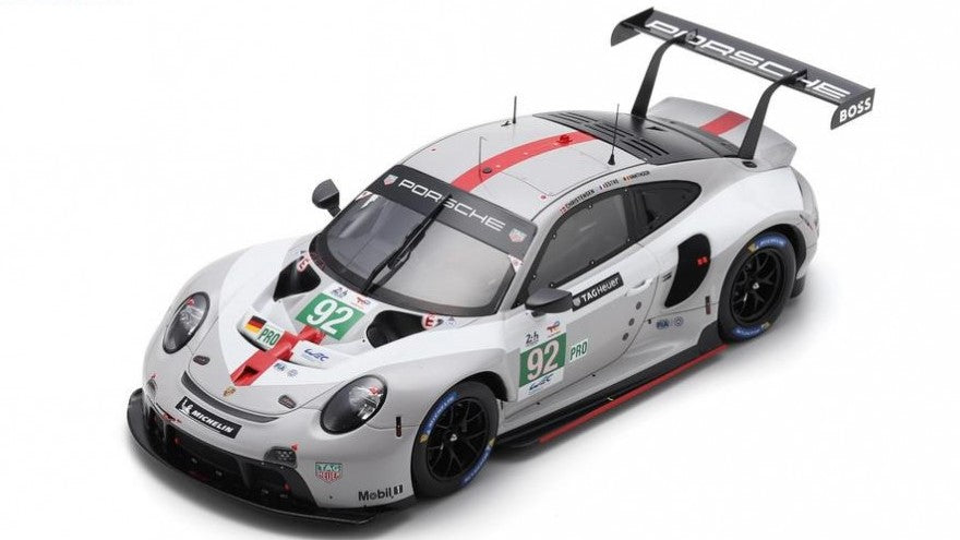 MODELLINO IN SCALA Spark Model COMPATIBILE CON PORSCHE 911 RSR N.92 24 H LE MANS 2022 ESTRE-VANTHOOR-CHRISTENSEN 1:18 MODEL SCALE 18S819 241217