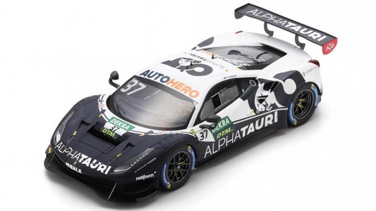 MODELLINO IN SCALA Looksmart COMPATIBILE CON FERRARI 488 GT3 EVO N.37 RED BULL ALPHA TAURI DTM 2022 N.CASSIDY 1:18 MODEL SCALE LS18RC021 241217