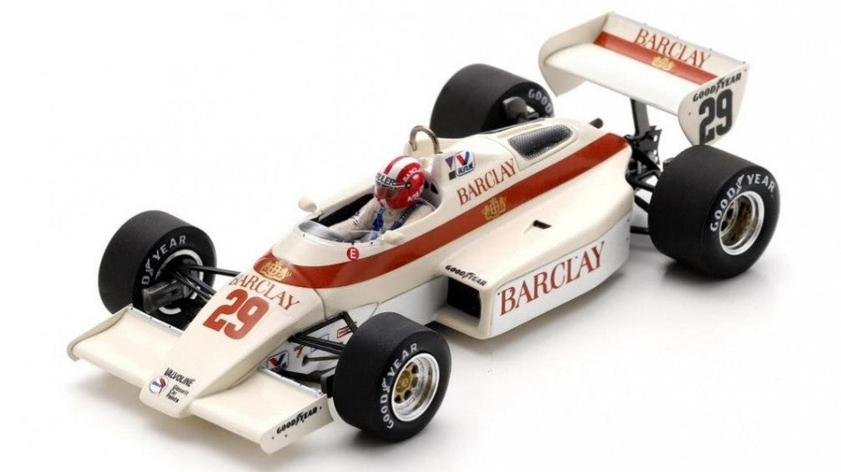 MODELLINO IN SCALA Spark Model COMPATIBILE CON ARROWS A6 N.29 BELGIUM GP 1983 MARC SURER 1:43 MODEL SCALE S5785 241217