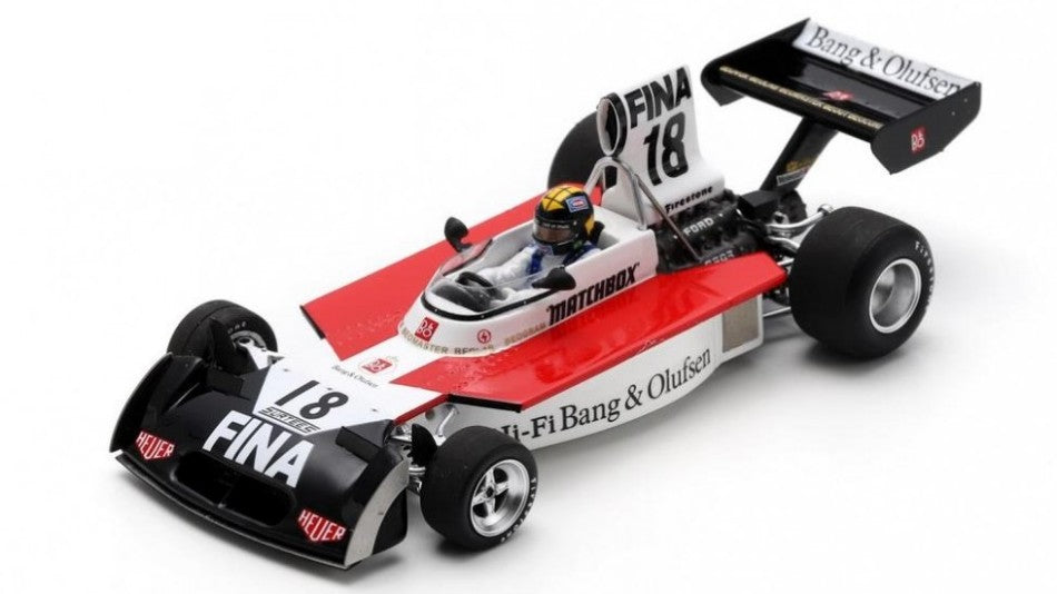 MODELLINO IN SCALA Spark Model COMPATIBILE CON SURTEES TS16 N.18 SPANISH GP 1974 CARLOS PACE 1:43 MODEL SCALE S9653 241217