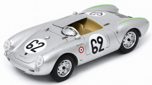 MODELLINO IN SCALA Spark Model COMPATIBILE CON PORSCHE 550 N.62 6th 24 H LE MANS 1955 GLOECKLER-JUHAN 1:43 MODEL SCALE S9712 241217