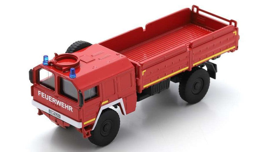 MODELLINO IN SCALA Schuco COMPATIBILE CON MAN KAT1 5T GL.FEUERWEHR (DIE CAST) 1:87 MODEL SCALE SH452679500 241217