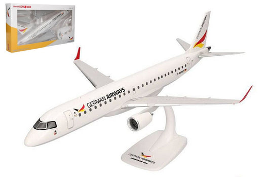 MODELLINO IN SCALA Herpa COMPATIBILE CON EMBRAER E190 GERMAN AIRWAYS "HERPA 75 YEARS" 1:100 MODEL SCALE HP614368 241217