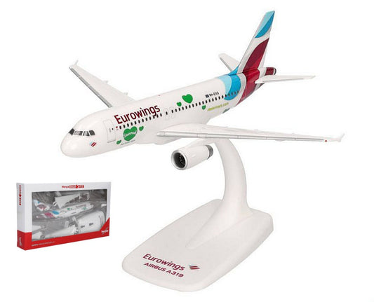 MODELLINO IN SCALA Herpa COMPATIBILE CON AIRBUS A319 EUROWINGS "STELEMARK" 1:200 MODEL SCALE HP614375 241217