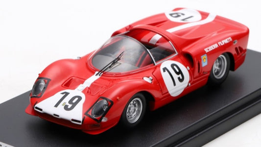 MODELLINO IN SCALA Looksmart COMPATIBILE CON FERRARI 365 P2 N.19 LE MANS 1966 W.MAIRESSE-H.MULLER 1:43 MODEL SCALE LSLM136 241220