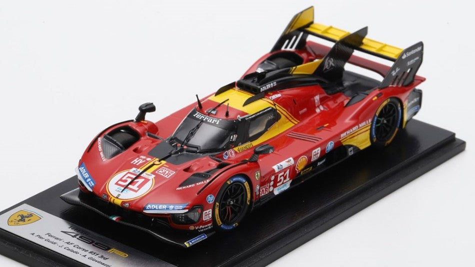 MODELLINO IN SCALA Looksmart COMPATIBILE CON FERRARI 499P N.51 3rd LE MANS 2024 PIER GUIDI-CALADO-GIOVINAZZI 1:43 MODEL SCALE LSLM183 241220