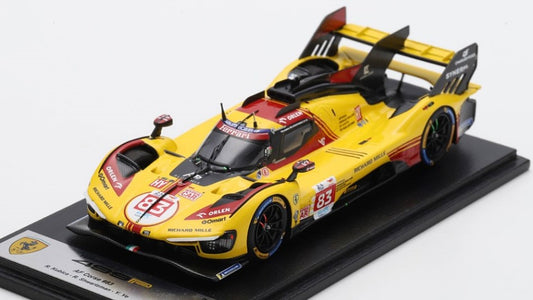 MODELLINO IN SCALA Looksmart COMPATIBILE CON FERRARI 499P N.83 LE MANS 2024 KUBICA-SHWARTZMAN-YE 1:43 MODEL SCALE LSLM184 241220