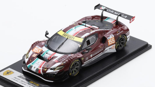 MODELLINO IN SCALA Looksmart COMPATIBILE CON FERRARI 296 GT3 N.155 LE MANS 2024 LAURSEN-LAURSEN-TAYLOR 1:43 MODEL SCALE LSLM186 241220