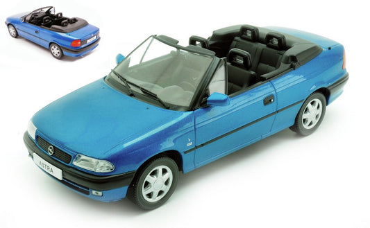 MODELLINO IN SCALA Whitebox COMPATIBILE CON OPEL ASTRA F CABRIO 1994 BLUE 1:24 MODEL SCALE WB124234 241220