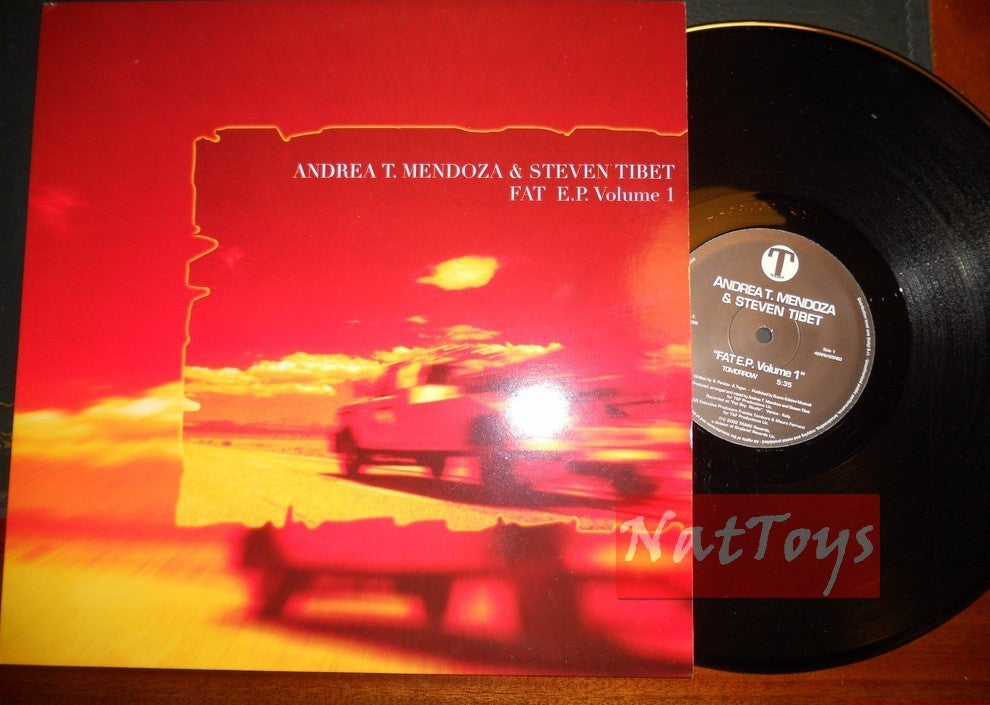 12" 33 Andrea T. Mendoza &amp; Steven Tibet FAT EP VOLUME 1 (2002 TRN 60066) NM/EX