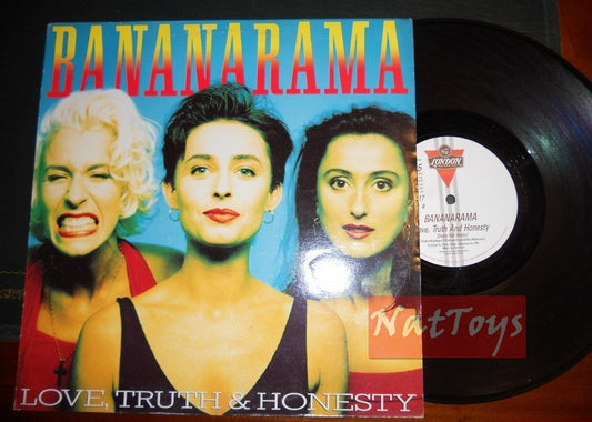 12" 33 Bananarama LOVE TRUTH AND HONESTY/STRIKE IT RICH (UK1988 NANX 17) EX/EX