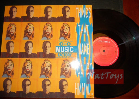 12" 33 C &amp; C Music Factory THINGS THAT MAKE YOU GO HMMM... 1991 COLUMBIA - EX/NM