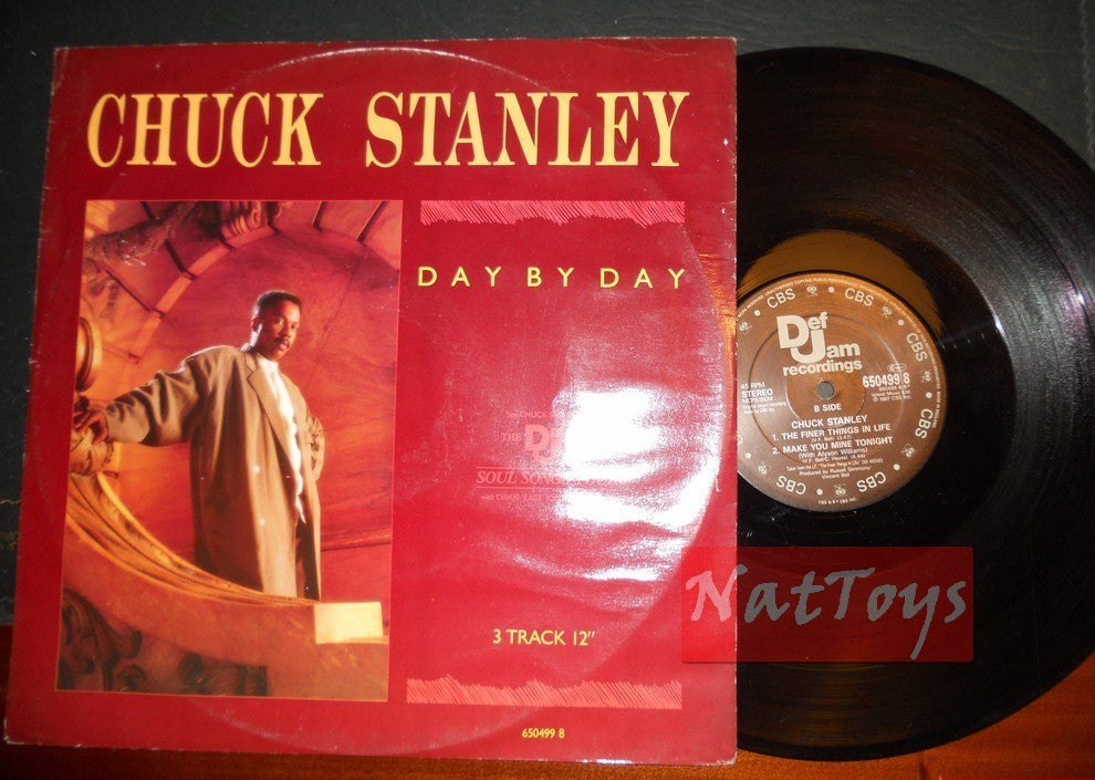 12" 33 Chuck Stanley DAY BY DAY/THE FINER THINGS IN LIFE + MAKE YOU MINE.. VG/VG