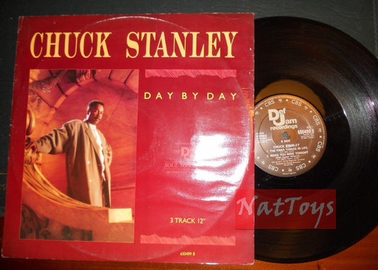 12" 33 Chuck Stanley DAY BY DAY/THE FINER THINGS IN LIFE + MAKE YOU MINE.. VG/VG