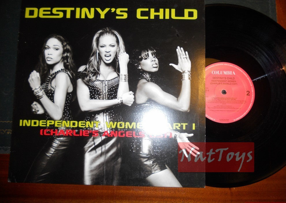 12" 33 Destiny's Child INDEPENDENT WOMEN 2000 NM/NM soundtrack CHARLIE'S ANGELS