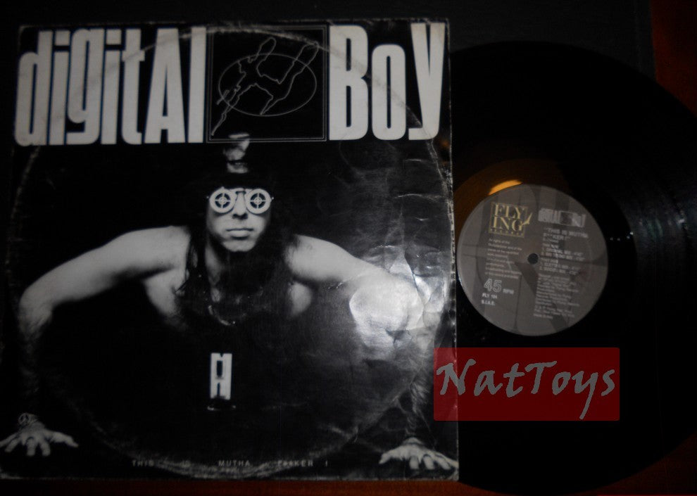 12" 33 Digital Boy THIS IS MUTHA F**KER (Italy, FLYING RECORDS FIN 104) - VG/VG