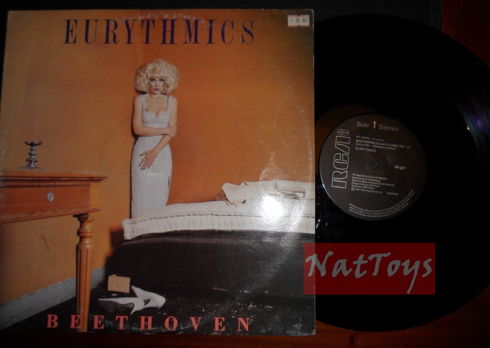 12" 33 Eurythmics BEETHOVEN (I LOVE TO LISTEN TO) Italy 1987 RCA PT 41572 VG/EX