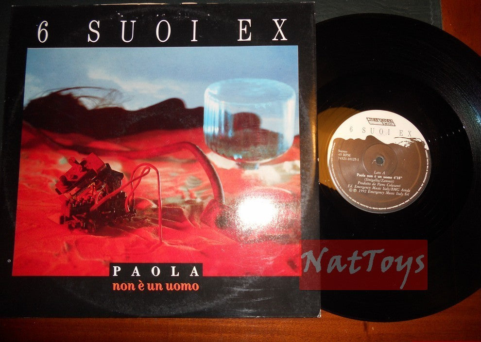 12" 33 SPINS 6 His Ex PAOLA IS NOT A MAN (Italy 1992, 74321-10125-1) - NM/NM