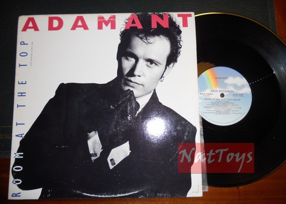 12" 33 GIRI Adam Ant ROOM AT THE TOP (U.S.A. 1989 MCA RECORDS MCA-23964) - EX/NM