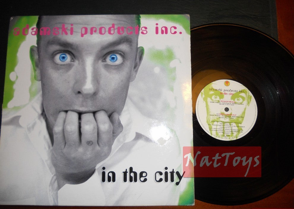 12" 33 GIRI Adamski IN THE CITY (Italy 1999, DO IT YOURSELF DO IT 38-99) - EX/EX