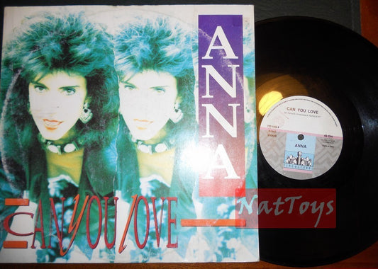 12" 33 GIRI Anna CAN YOU LOVE (Italy 1987, TIME RECORDS TRD 1058) - EX/EX