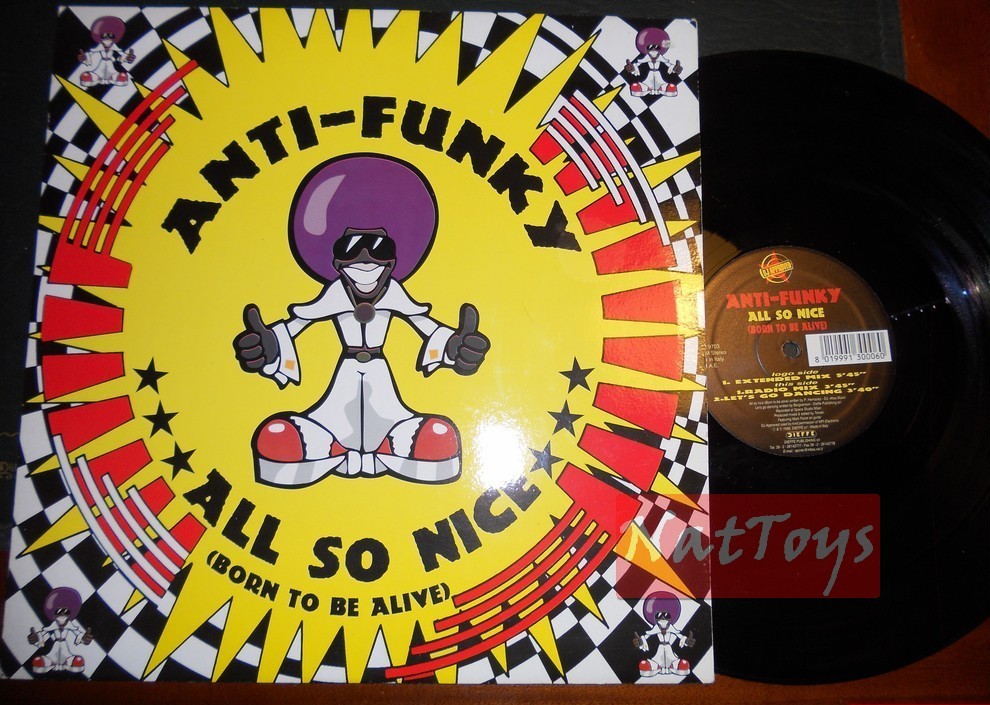 12" 33 GIRI Anti-Funky ALL SO NICE (BORN TO BE ALIVE) (1997, APP 9703) - EX/EX