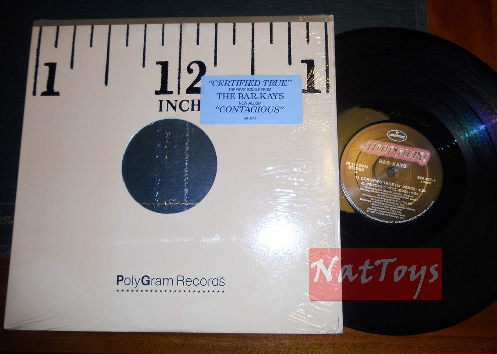 12" 33 GIRI Bar-Kays CERTIFIED TRUE/IT BE THAT WAY SOMETIMES (U.S.A. 1987) NM/NM