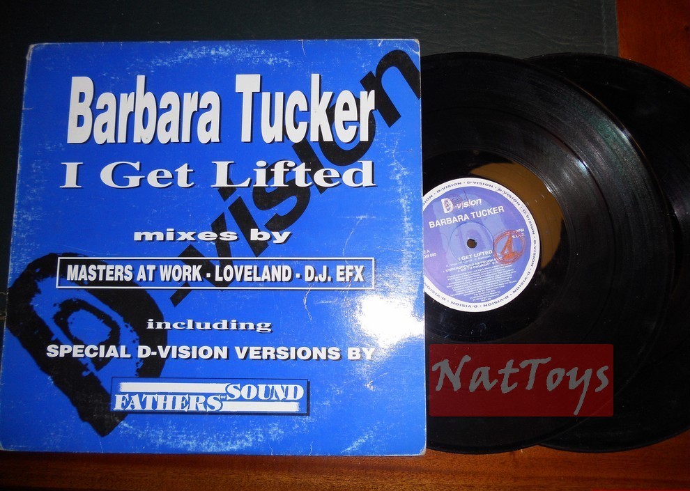 12" 33 GIRI Barbara Tucker I GET LIFTED (Italy 1994 DVDM 085) VG/VG/VG doppio EP