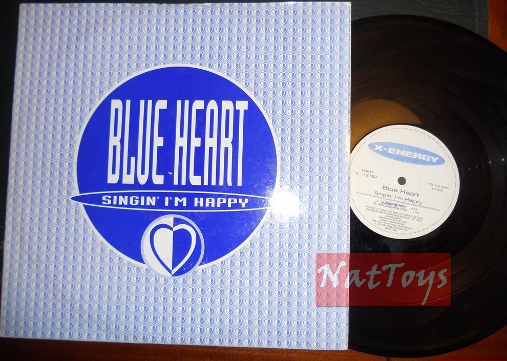 12" 33 GIRI Blue Heart SINGIN' I'M HAPPY (Italy 1995, X-ENERGY X-12162) - EX/EX