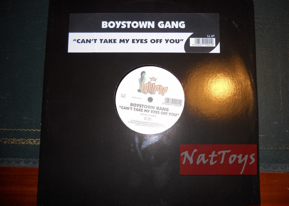 12" 33 GIRI Boystown Gang CAN'T TAKE MY EYES OFF YOU (Italy 2000, LL 07) - NM/NM