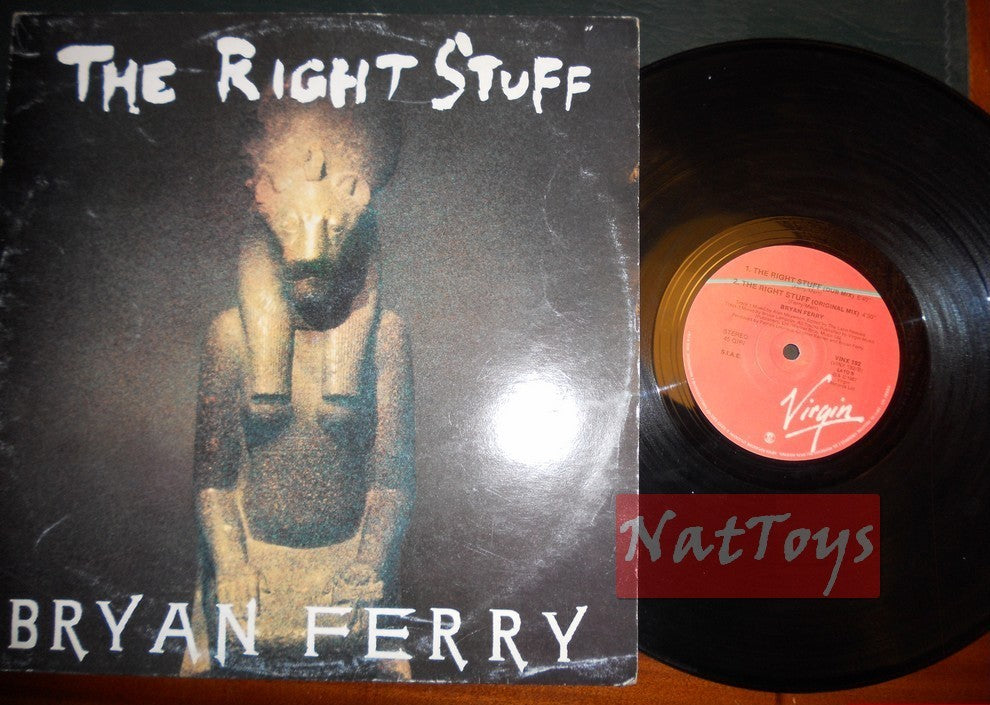 12" 33 GIRI Bryan Ferry THE RIGHT STUFF (Italy 1997, VIRGIN VINX 192) - VG/VG