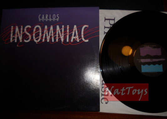 12" 33 GIRI Carlos Alomar INSOMNIAC (U.S.A. 1987, PRIVATE 2022-1-PD) - EX/NM