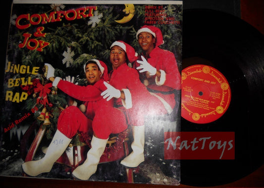 12" 33 GIRI Comfort & Joy JINGLE BELL RAP (Italy 1988 DISCOCLUB CLUB 3140) VG/VG