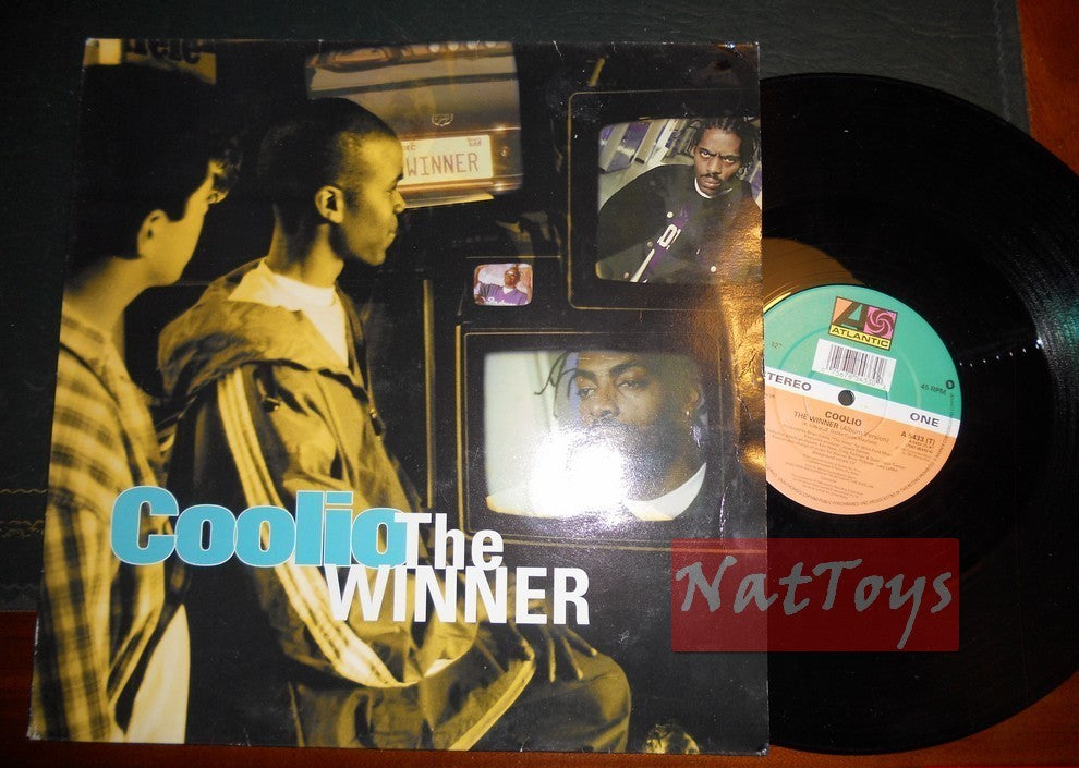 12" 33 GIRI Coolio THE WINNER (U.K. 1997, ATLANTIC A 5433T) - NM/NM