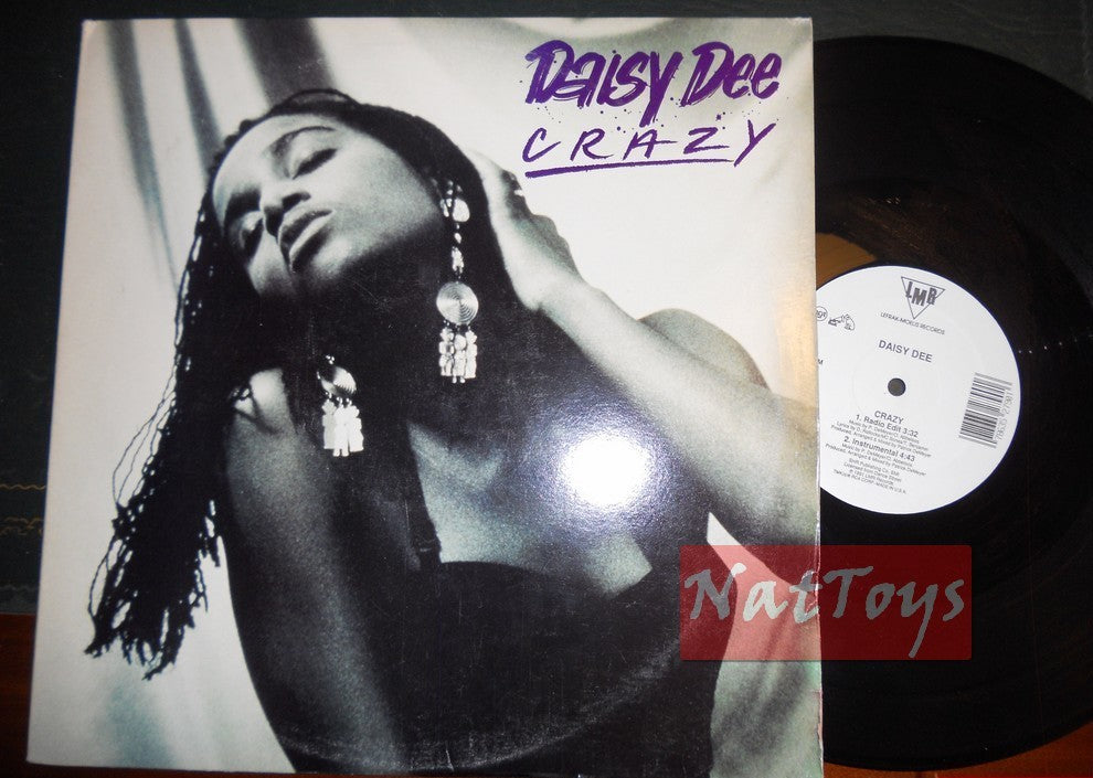 12" 33 GIRI Daisy Dee CRAZY (U.S.A. 1991 LEFREAK-MOELIS RECORDS 2790-1-RD) EX/EX