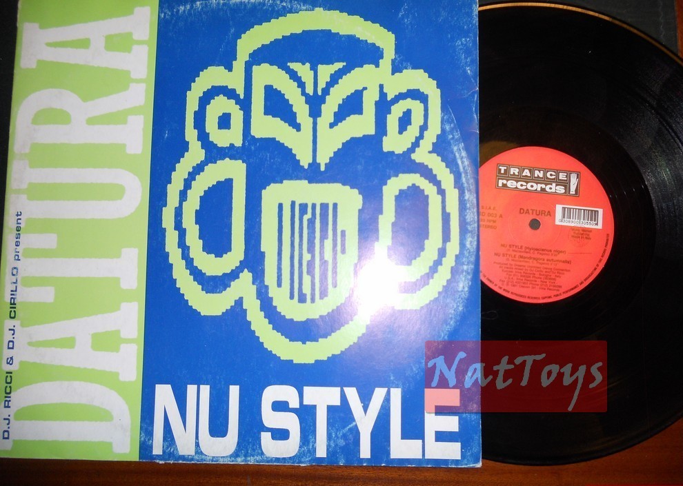 12" 33 GIRI Datura NU STYLE (Italy 1991, TRANCE RECORDS LSD 003) - VG/EX