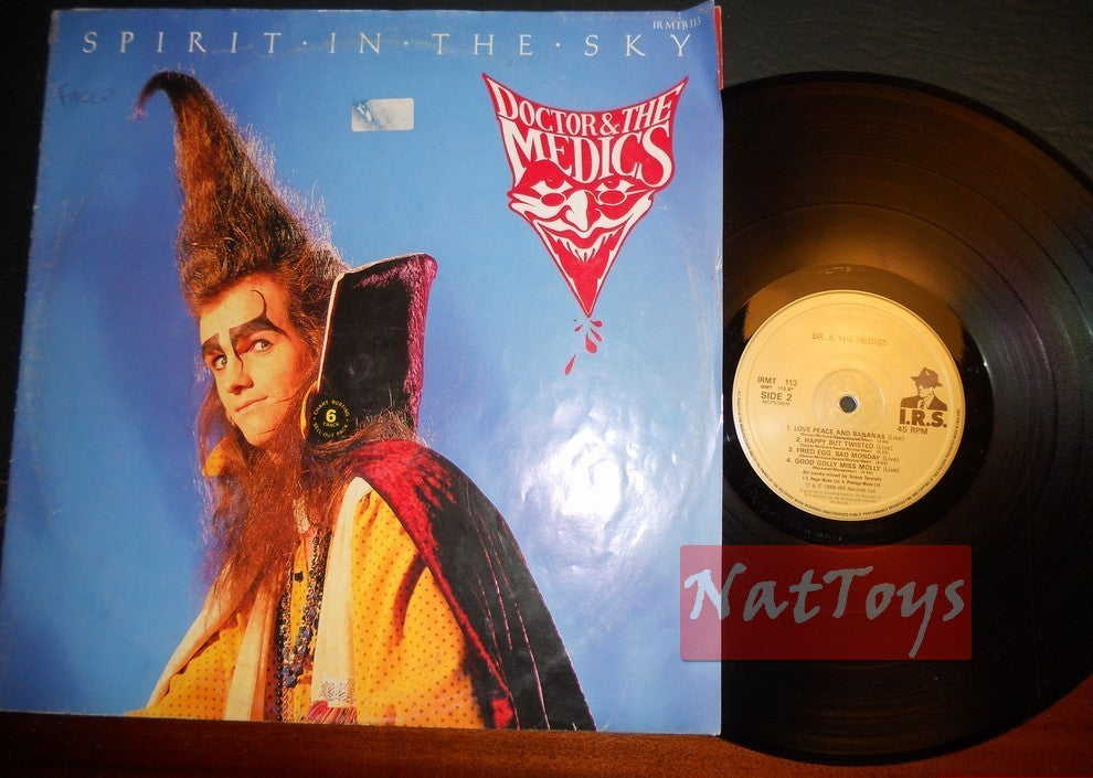 12" 33 GIRI Doctor & The Medics SPIRIT IN THE SKY (U.K. 1986, IRMTB113) - EX/EX