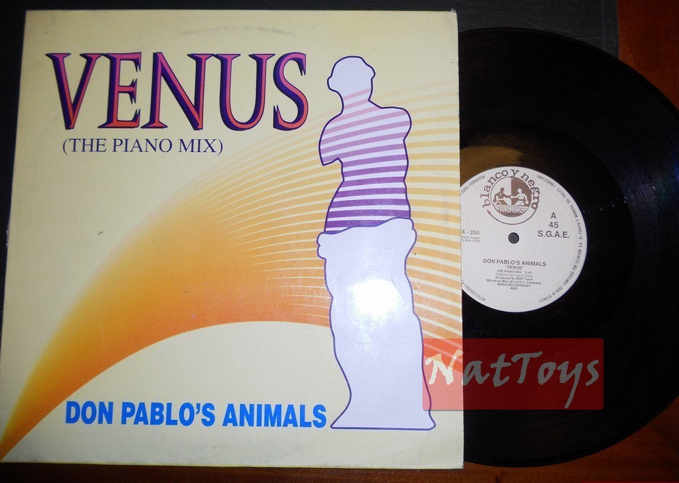 12" 33 GIRI Don Pablo's Animals VENUS (Spain 1990 BLANCO Y NE*RO MX-250) - VG/VG