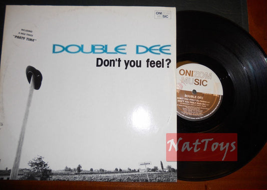 12" 33 GIRI Double Dee DON'T YOU FEEL? (Italy 1991, ONIZOM MUSIC OZ 011) - EX/EX