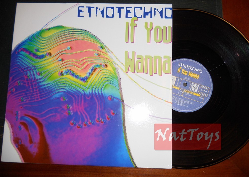 12" 33 GIRI Etnotechno IF YOU WANNA (Italy 2001, DAG 44698) - NM/NM