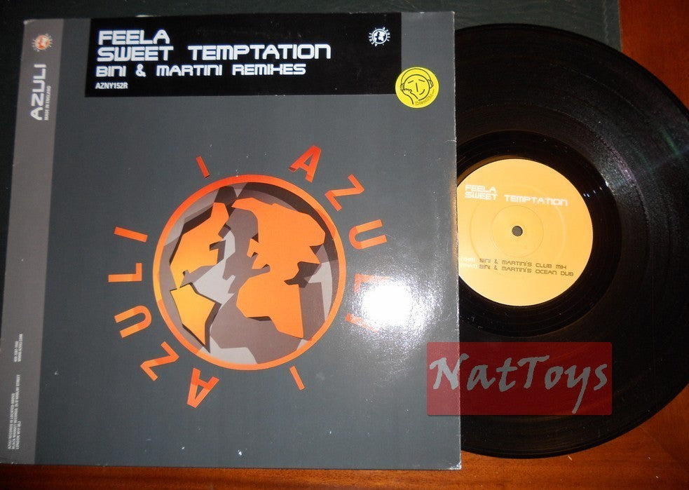 12" 33 GIRI Feela SWEET TEMPTATION (U.K. 2002, AZULI AZNY152R) - EX/NM