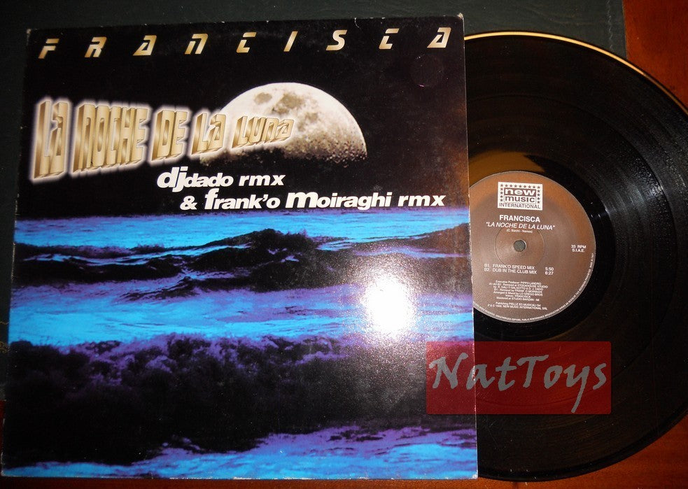 12" 33 GIRI Francisca LA NOCHE DE LA LUNA (Italy 1998, NMX 1800) - EX/EX