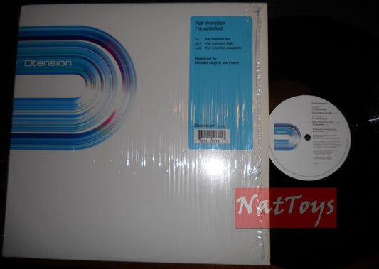 12" 33 GIRI Full Intention I'M SATISFIED (Italy 2001, DTENSION DT 008) - NM/NM