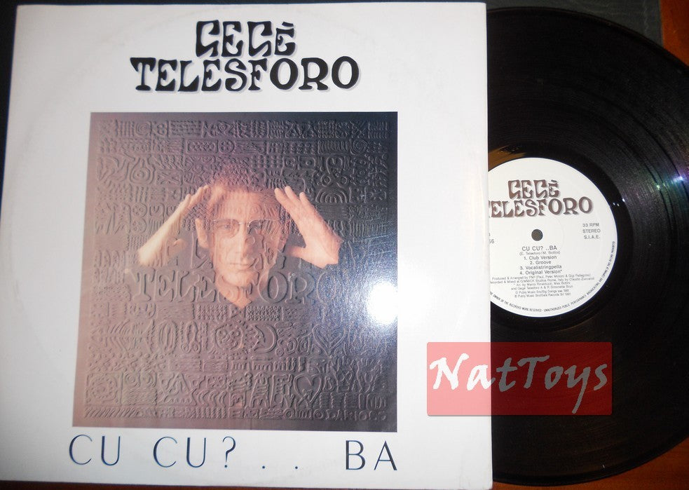 12" 33 GIRI Gege Telesforo CU CU?..BA (Italy 1991, FLYING RECORDS FLY 066) EX/EX