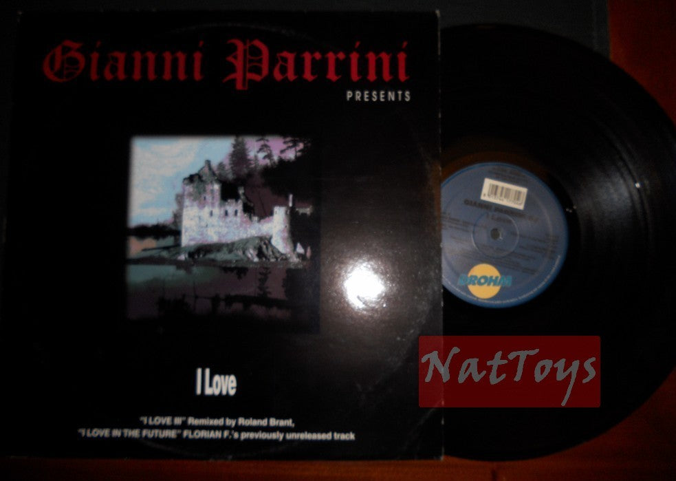 12" 33 GIRI Gianni Parrini dj I LOVE (Italy 1996, DROHM 070) - EX/EX