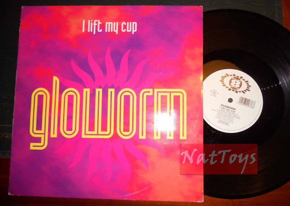 12" 33 GIRI Gloworm I LIFT MY CUP (U.K. 1992, PULSE-8 RECORDS 12LOSE37) - EX/EX