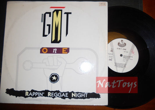 12" 33 GIRI G.M.T. One RAPPIN' REGGAE NIGHT (Italy 1987, LRP 3023) - VG/VG