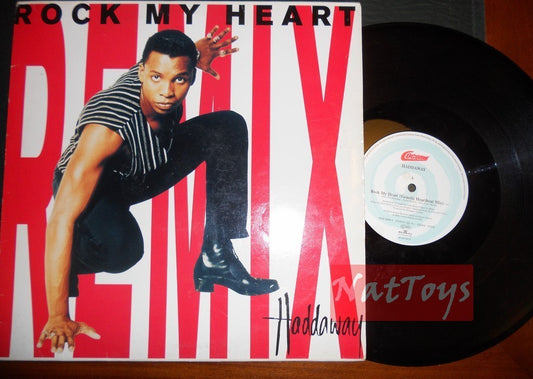 12" 33 GIRI Haddaway ROCK MY HEART - REMIX (Holland 1994, COCONUT) - EX/EX