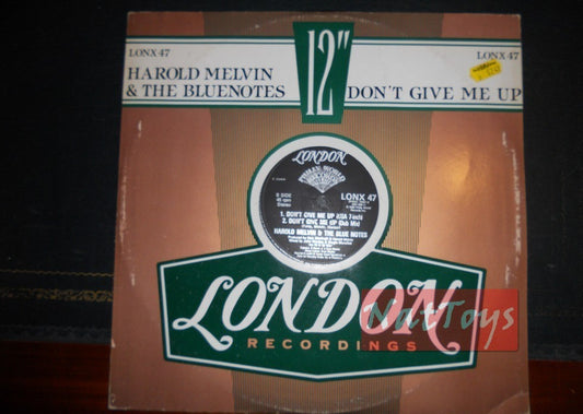 12" 33 GIRI Harold Melvin & The Bluenotes DON'T GIVE ME UP (U.K. 1984) - EX/NM