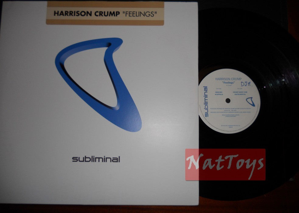 12" 33 GIRI Harrison Crump FEELINGS (Italy 2001, SUBLIMINAL SUB 67) - NM/NM